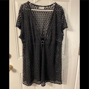 Sturdy lace bathing suit coverup